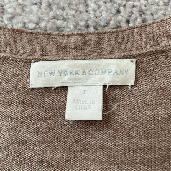 NY&C Sequin Tan Cardigan - Picture 4 of 5